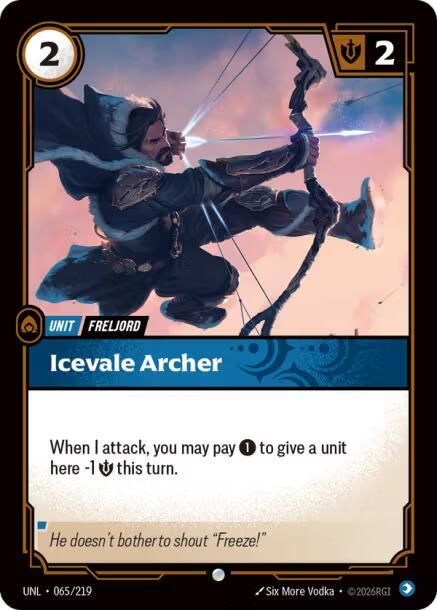 Icevale Archer - Unleashed (UNL) Common