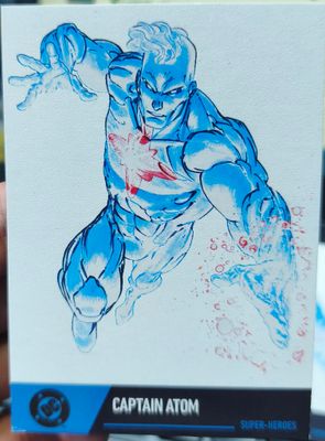 Captain Atom Card 28 Berlin DC Trading Cards
