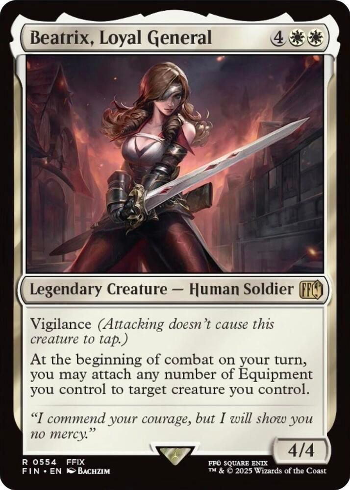 Beatrix, Loyal General - FINAL FANTASY (FIN) Rare