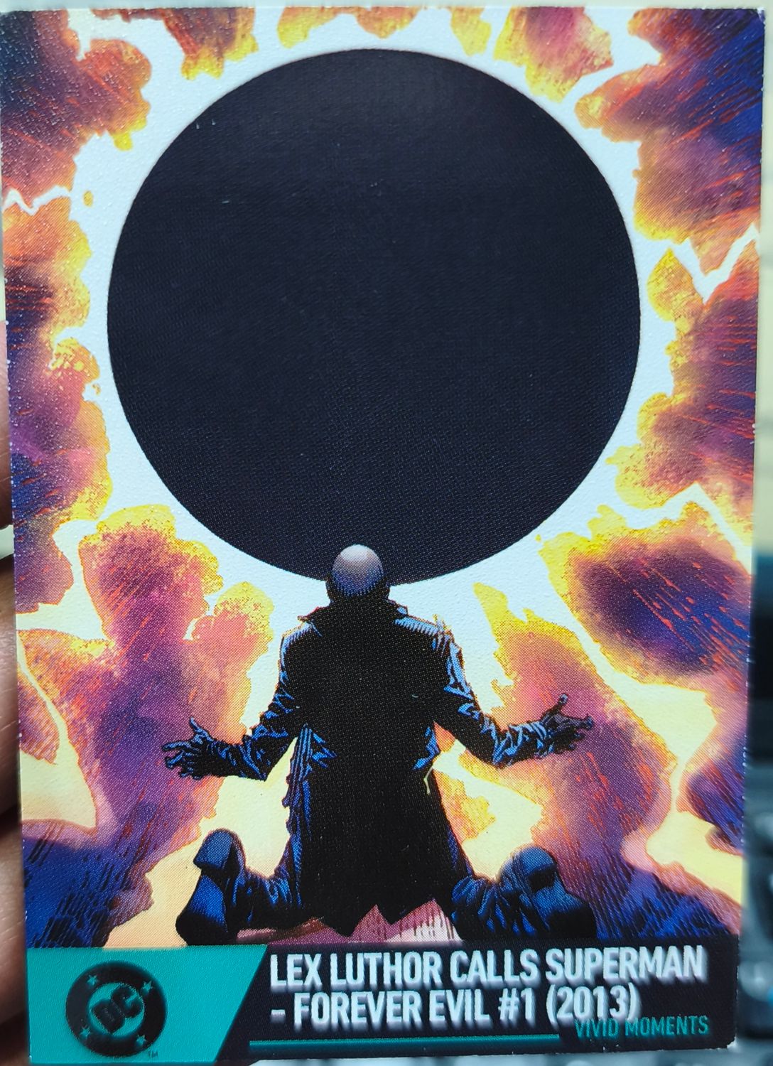 Lex Luthor Calls Superman Forever Evil #1 2013 Card 77 Berlin DC Trading Cards