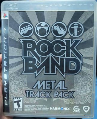 SJ2 Rock Band Metal Track Pack Playstation 3 Usado Completo