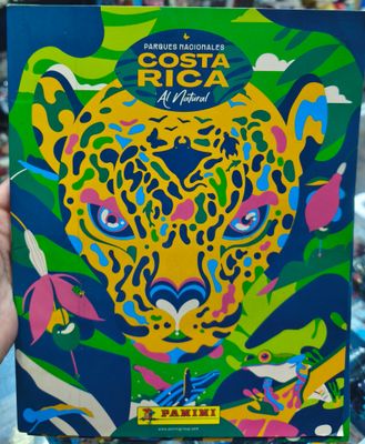 SJ2 Parques Nacionales Costa Rica Panini Contiene 62 Stickers y 1 Poster