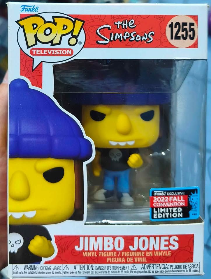SJ2 Jimbo Jones Figura Funko Pop 1255 The Simpsons Límited Edition