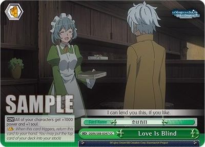 Love Is Blind - Is it Wrong to Try to Pick Up Girls in a Dungeon? (DDM/S88)