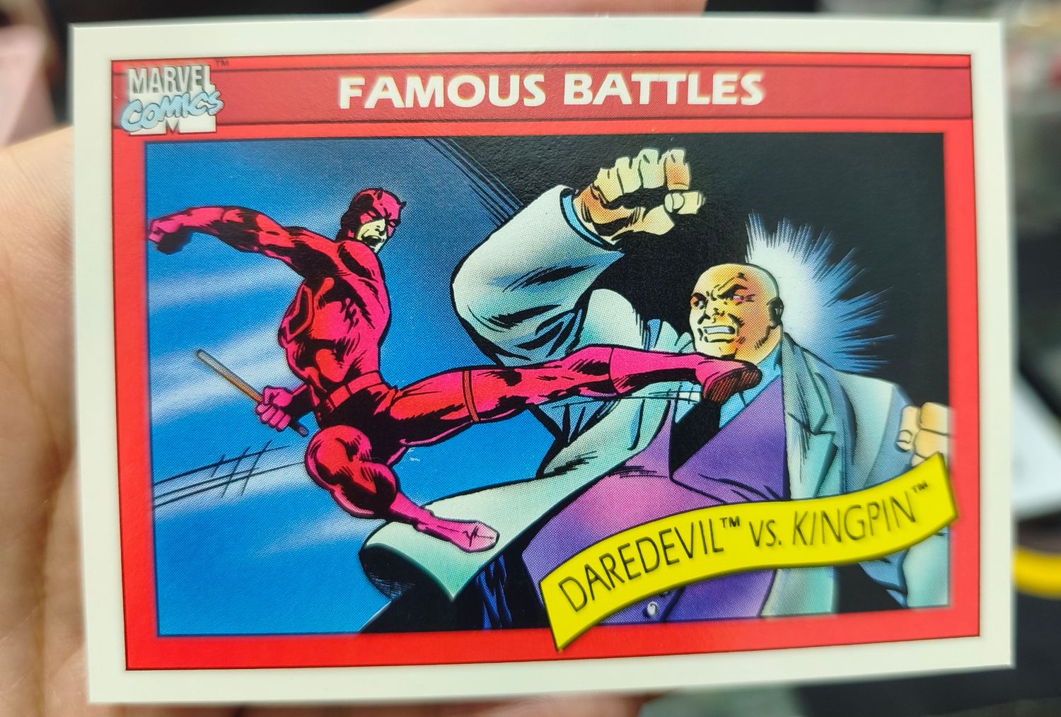 Daredevil vs Kingpin 95 Spiderman II Marvel 1992