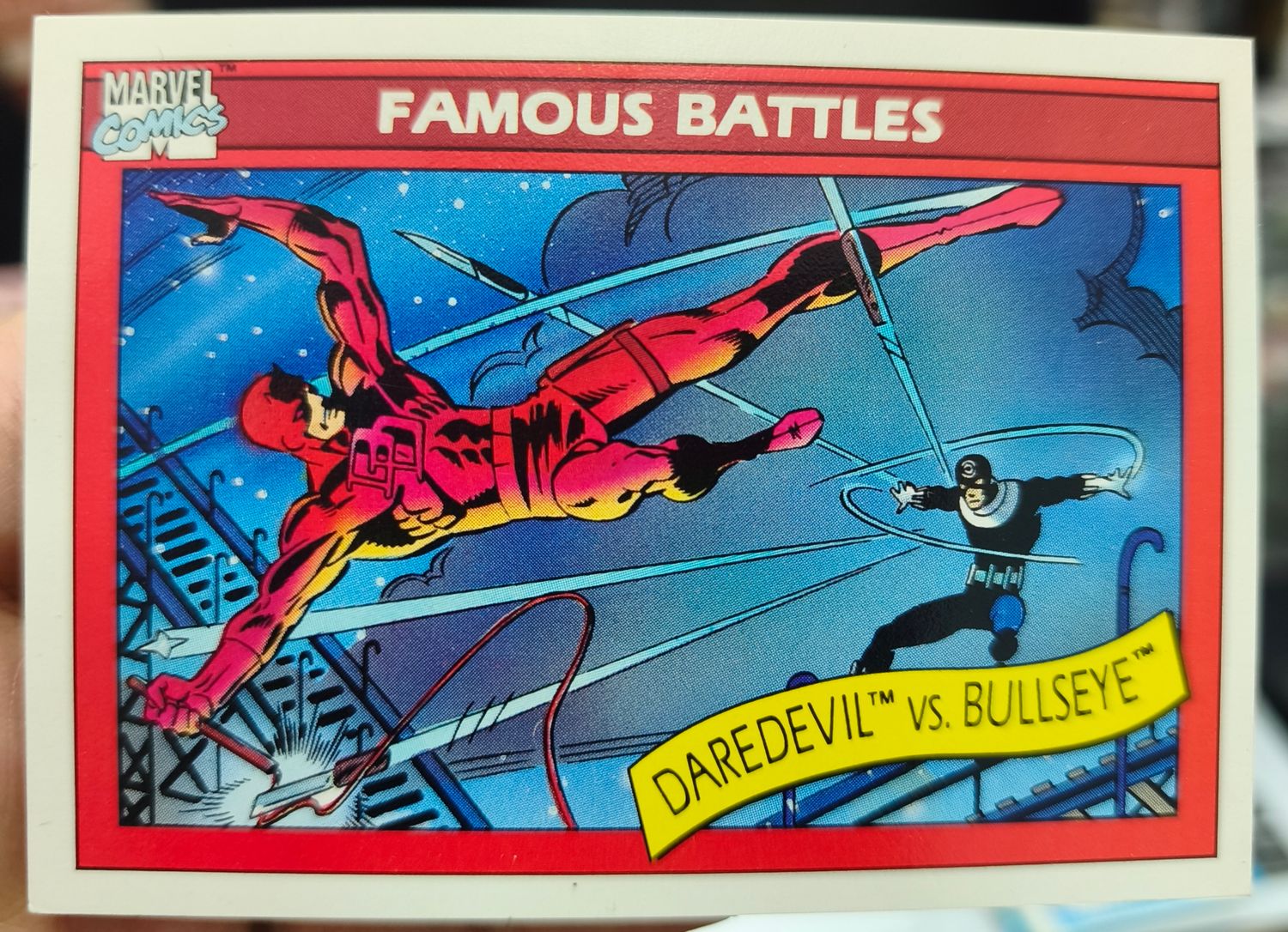 Daredevil vs Bullseye 94 Spiderman II Marvel 1992