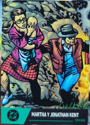Martha y Jonathan Kent Card 58 Berlin DC Trading Cards