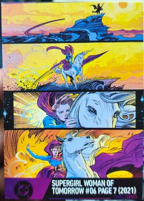 Supergirl Woman of Tomorrow #06 Page 7 2021 Card 94 Berlin DC Trading Cards