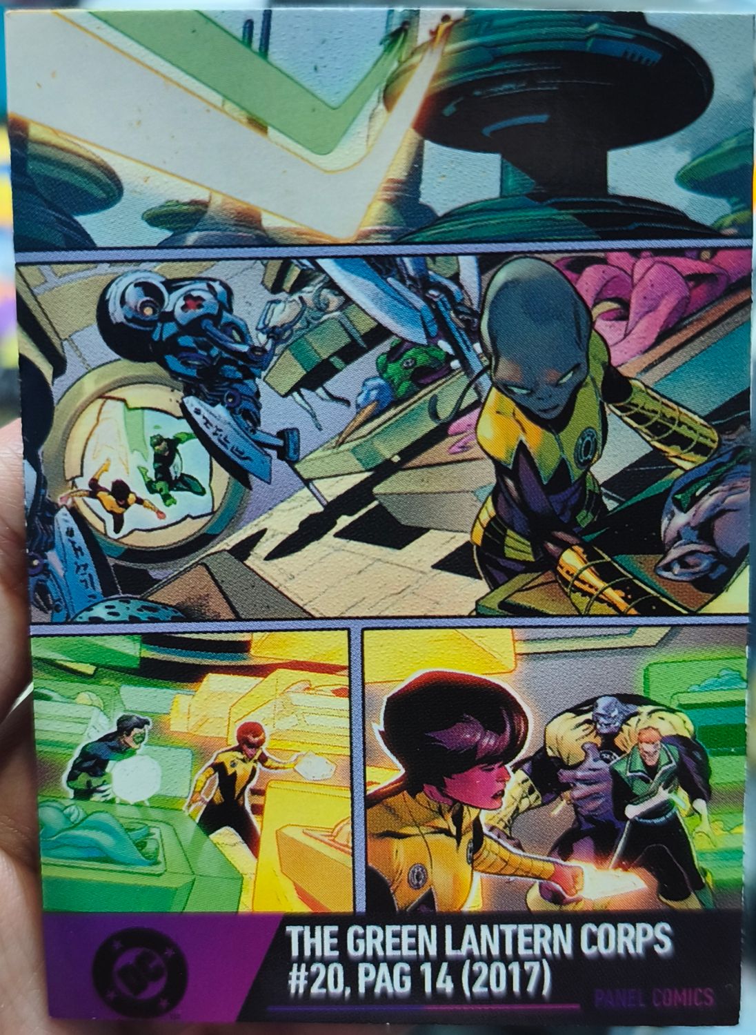 The Green Lantern Corps #20 Pag 14 2017 Card 95 Berlin DC Trading Cards