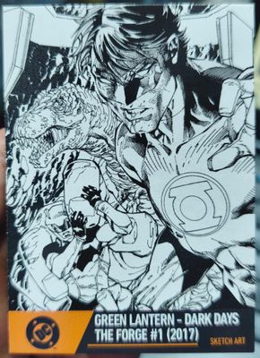Green Lantern Dark Days The Forge #1 2017 Card 97 Berlin DC Trading Cards