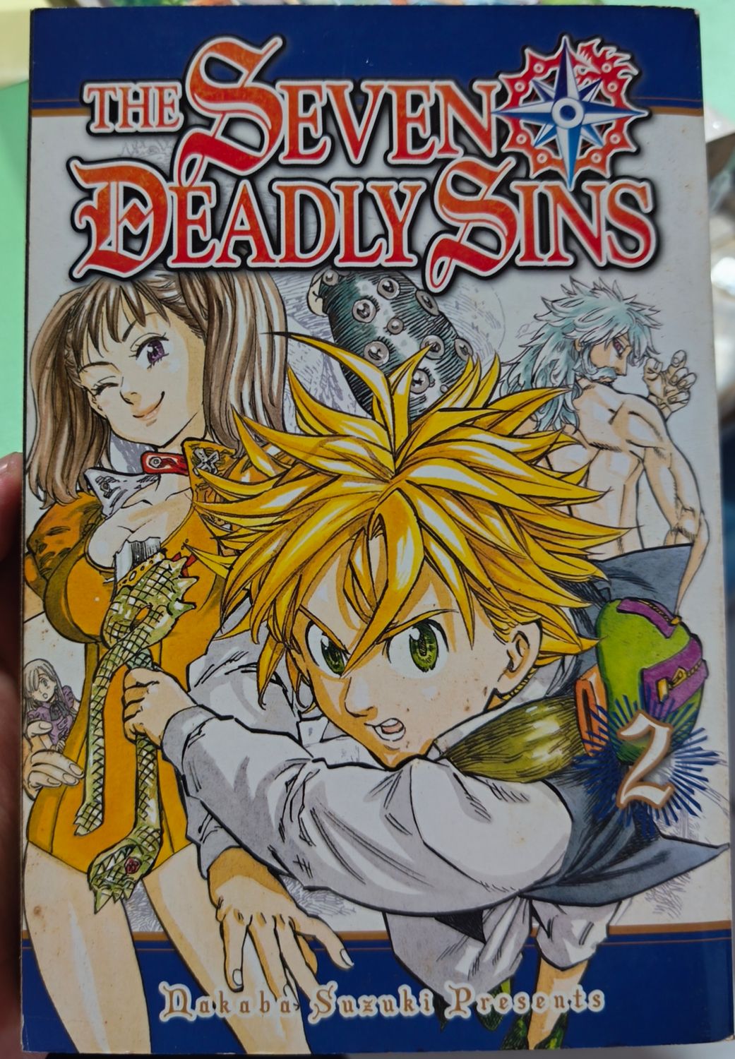 SJ2 The Seven Deadly Sins Manga Volumen 2 Ingles