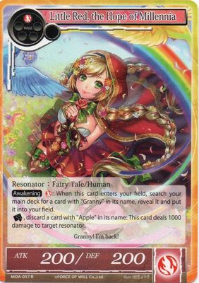 Force of Will TCG - MOA - Little Red, the Hope of Millenia #17 Rare