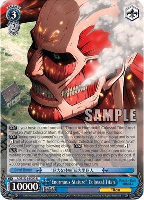 "Enormous Stature" Colossal Titan - Attack on Titan (AOT/S35) Rare