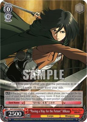 "Paving a Way for the Future" Mikasa - Attack on Titan (AOT/S35) Rare
