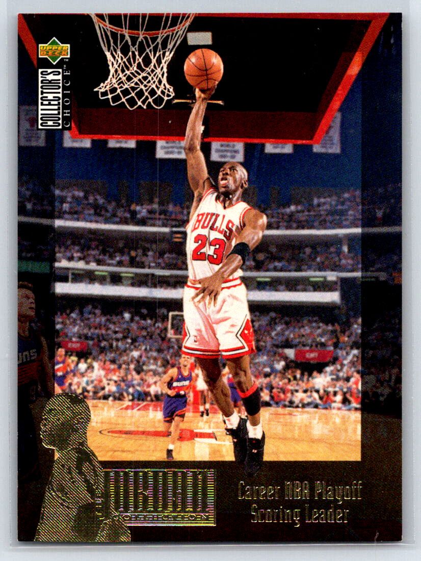 1995-96 Collector's Choice English II Michael Jordan #JC3 Chicago Bulls
