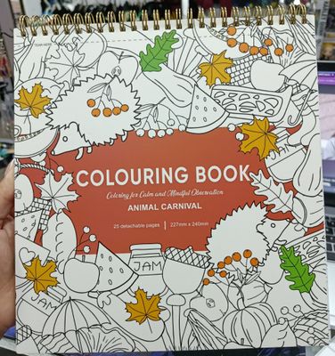 KM Libro para Pintar 25 Paginas Desplegables de un solo lado 240 Gramaje