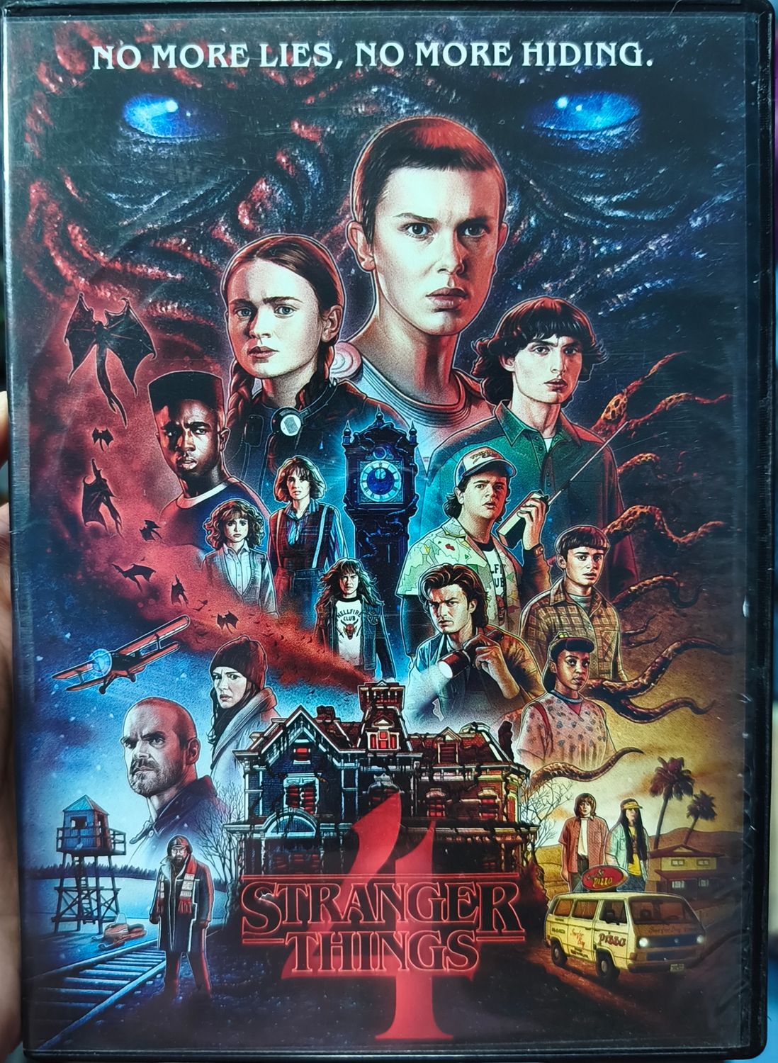 SJ6 Stranger Things 4 DVD Original Usado Completo 4 Discos