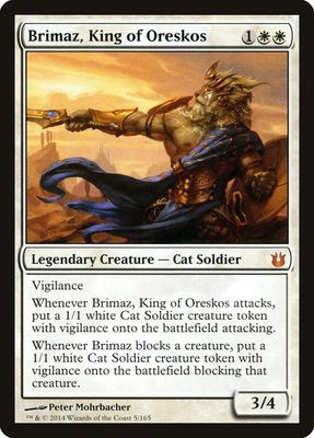 SJF Brimaz, King of Oreskos - Born of the Gods (BNG)