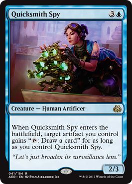 Quicksmith Spy 041/184 Aether Revolt Singles *Espanol*