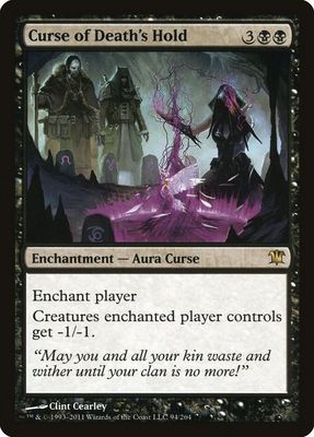 Curse of Death's Hold - Innistrad (ISD) *Espanol*