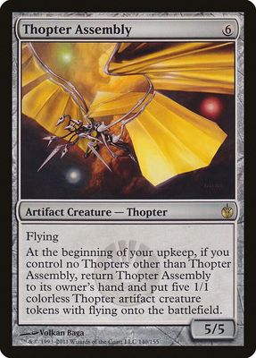 Thopter Assembly - Mirrodin Besieged (MBS) Foil *Espanol*