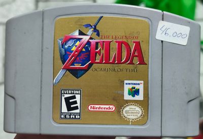 SJ6 The Legend of Zelda Ocarina of Time Nintendo 64 Cartucho