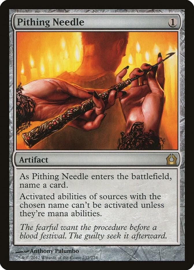 Pithing Needle 231/274 - Return to Ravnica (RTR) *Espanol*
