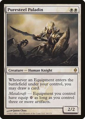 Puresteel Paladin - New Phyrexia (NPH) *Espanol*