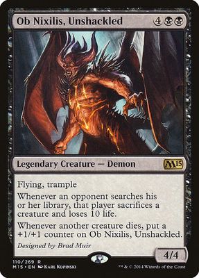 SJF Ob Nixilis, Unshackled - Magic 2015 (M15) (M15) *Espanol*
