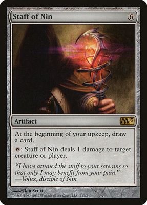 Staff of Nin - Magic 2013 (M13) (M13) *Espanol*