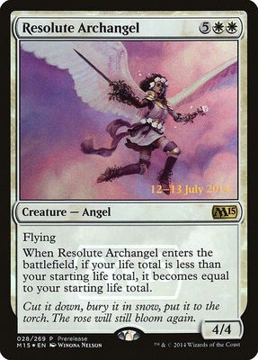 Resolute Archangel - Prerelease Cards (PRE) *Espanol*