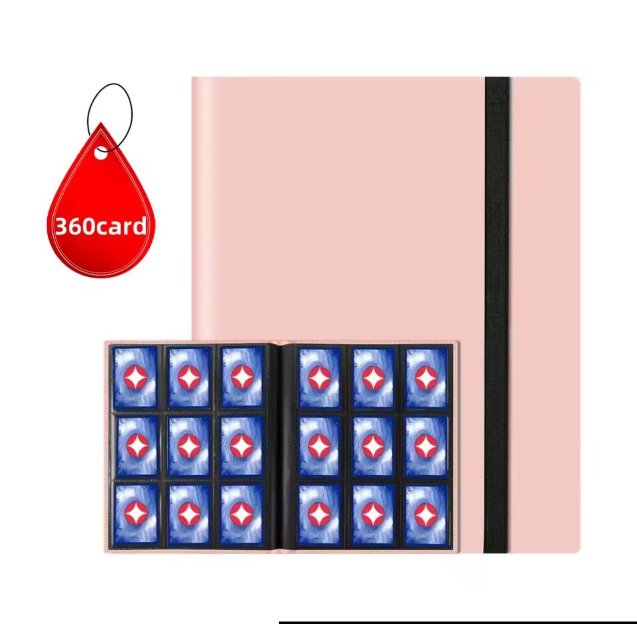 SJ1 Binder Rosado Folder para Cartas TCG Nuevo