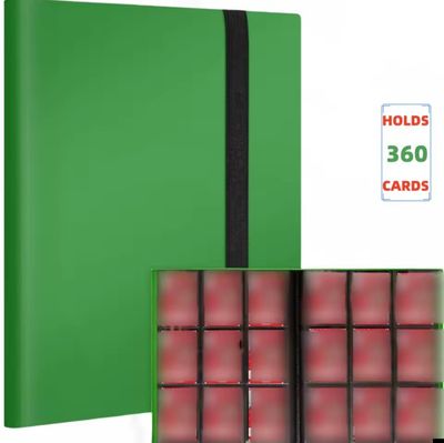 SJ1 Binder Verde Folder Para Cartas TCG Nuevo