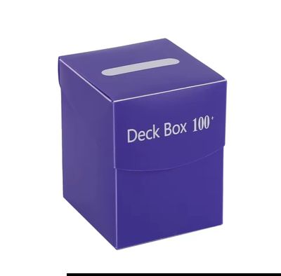 Deck Box Morado para 100 Cartas Nuevo