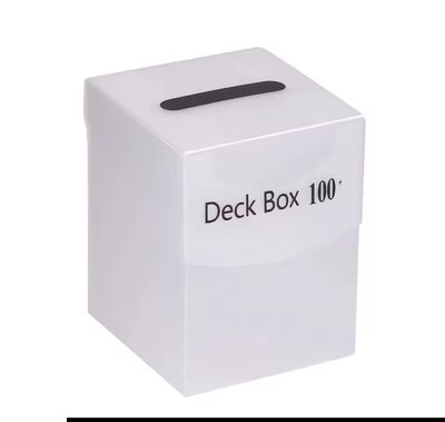 Deck Box Transparente para 100 Cartas Nuevo