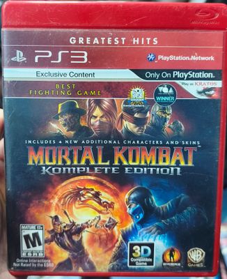 SJ1 Mortal Kombat Komplete Edition Playstation 3 Usado Completo