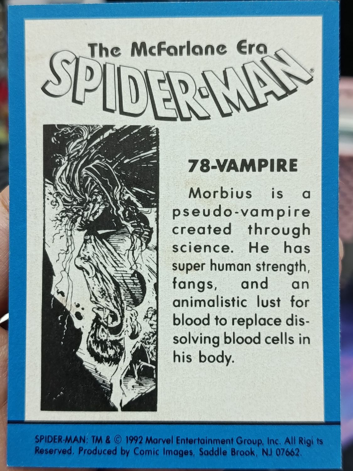 Vampire 78 Marvel 1992 Spiderman