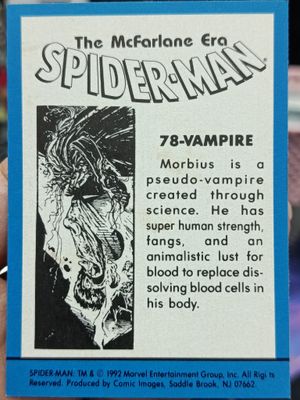 Vampire 78 Marvel 1992 Spiderman