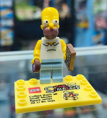 SJ1 Homero Simpson Lego Genérico