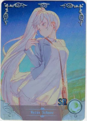Goddess Story - Weiss Schnee - NS-2M02-053 - Anime Waifu SR Trading Card