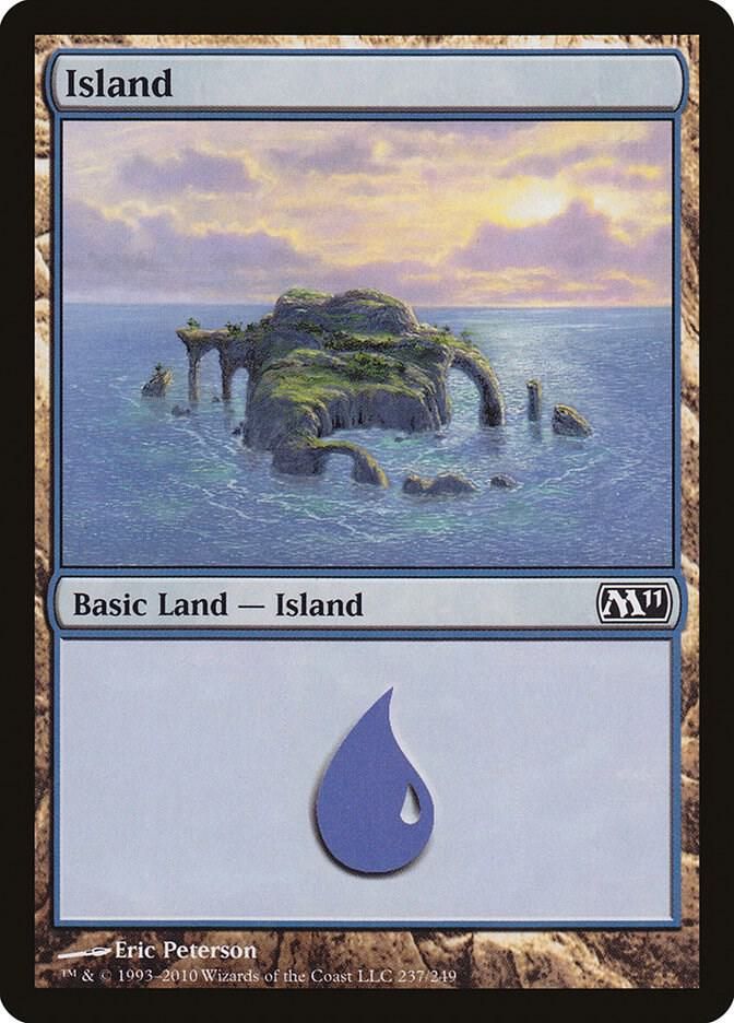Island (237) - Magic 2011 (M11) (M11) Foil 237/249
