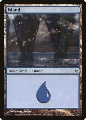 Island (234) - Rise of the Eldrazi (ROE) Foil 234/248
