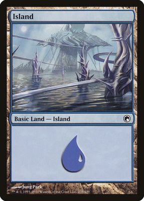 Island (235) - Scars of Mirrodin (SOM) Foil 235/249