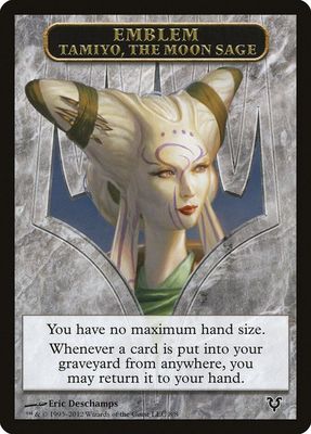 Emblem - Tamiyo, the Moon Sage - Avacyn Restored (AVR) *Espanol*