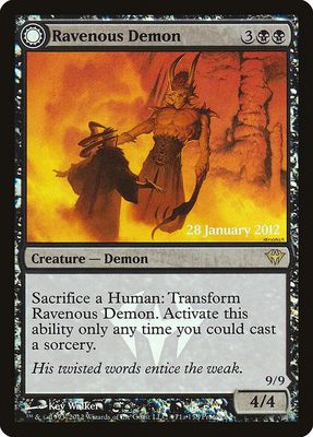 Ravenous Demon - Prerelease Cards (PRE) Foil *Espanol*