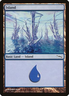 Island (294) - Mirrodin (MRD) Foil 294/306
