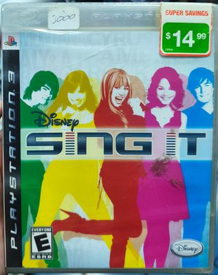 SJ2 Sing It Playstation 3 Nuevo Sellado