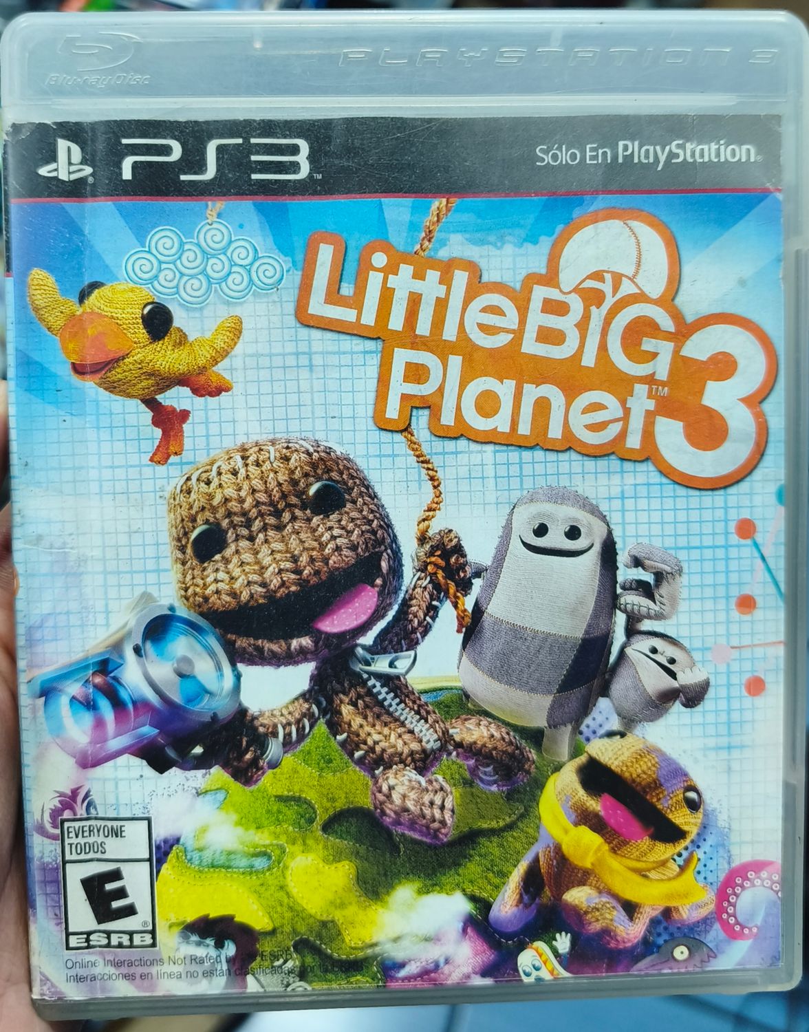 SJ2 Little Big Planet 3 Playstation 3 Usado Rayado