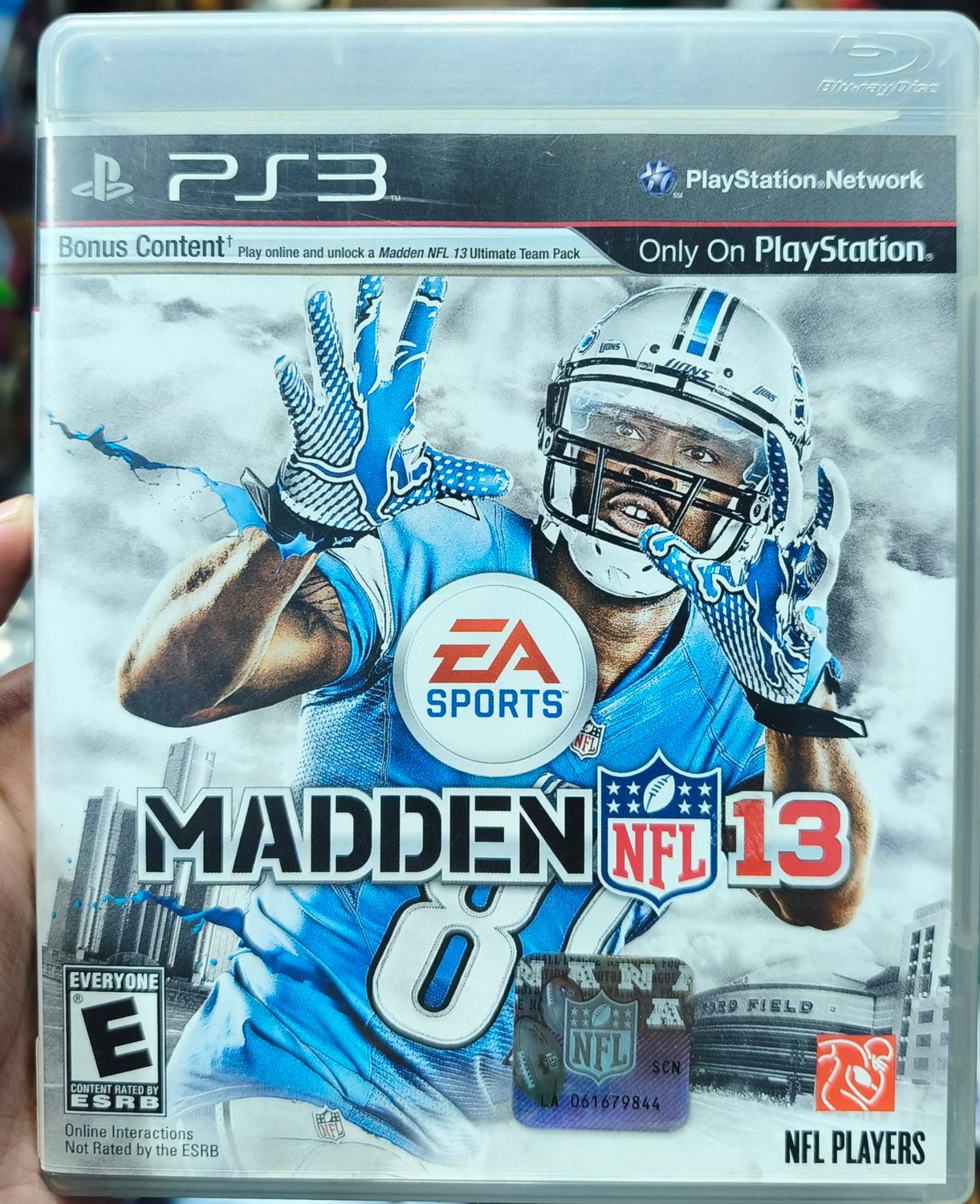 SJ2 Madden 13 NFL Playstation 3 Usado Completo