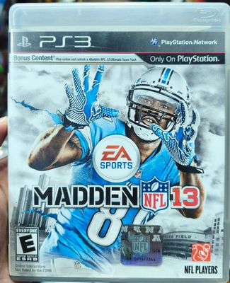 SJ2 Madden 13 NFL Playstation 3 Usado Completo